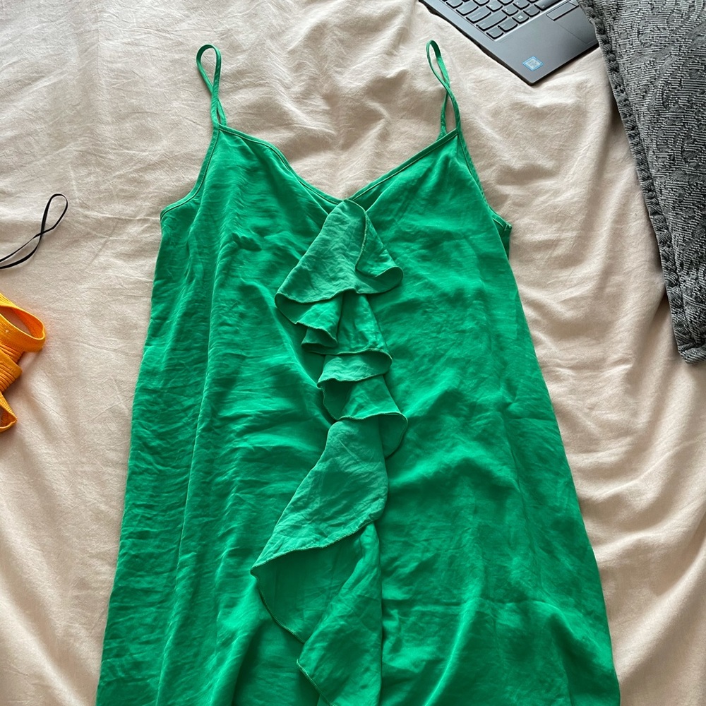 Green Zara Mini Dress